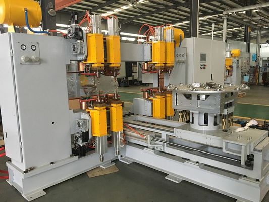 3 चरण एल्यूमीनियम स्पॉट वेल्डर मल्टी हेड स्पॉट वेल्डिंग मशीन स्वचालित