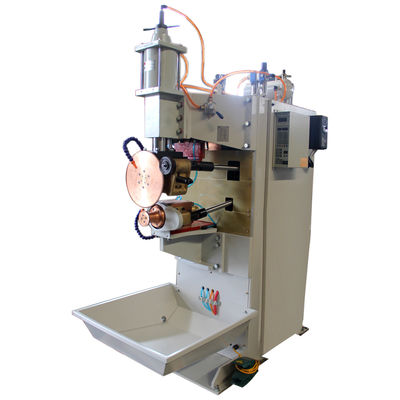 एल्यूमीनियम के लिए स्वचालित 200KVA अनुदैर्ध्य सीम वेल्डिंग मशीन