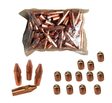 50pcs/Box CuCrZr स्क्वायर प्रतिरोध स्पॉट वेल्डिंग इलेक्ट्रोड टिप्स