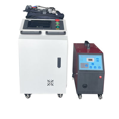 सीएनसी छोटे हैंडहेल्ड फाइबर लेजर वेल्डर मशीन पोर्टेबल 1500W