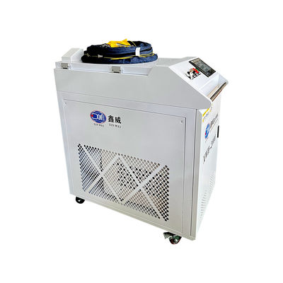 लघु धातु हाथ से चलने वाली फाइबर लेजर वेल्डिंग काटने की मशीन 1kw 1000w